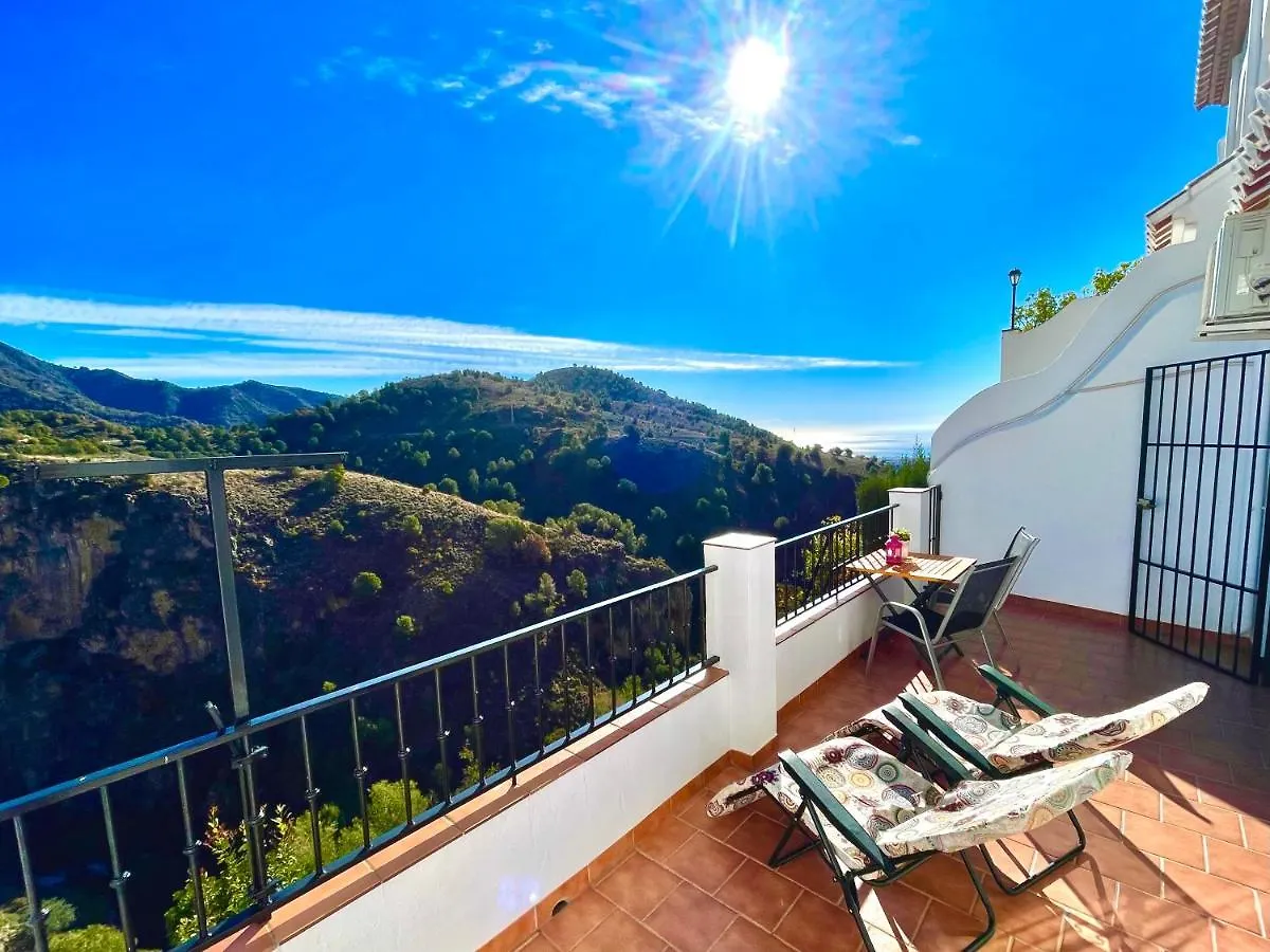 Apartamentos Axarquia , Frigiliana, Terraza Privada Con Vistas A La Montana Rio Y Al Mar 0*, フリヒリアナ スペイン