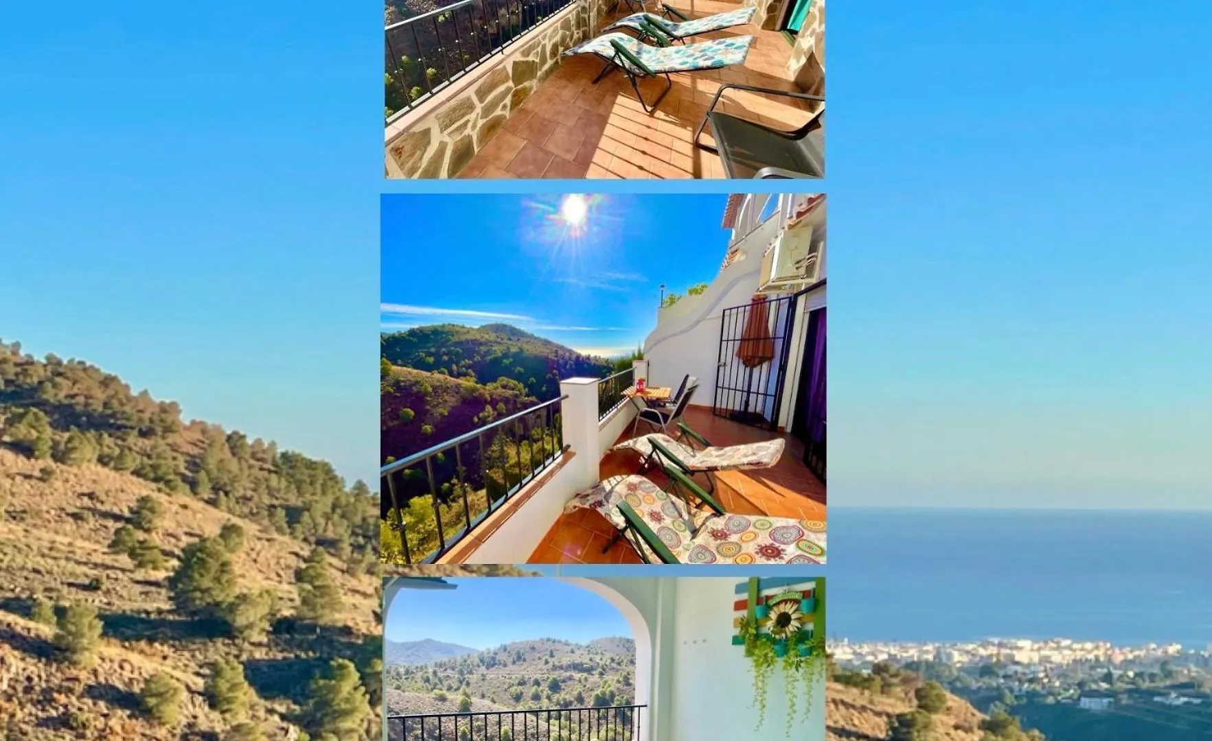 アパート Apartamentos Axarquia , Frigiliana, Terraza Privada Con Vistas A La Montana Rio Y Al Mar